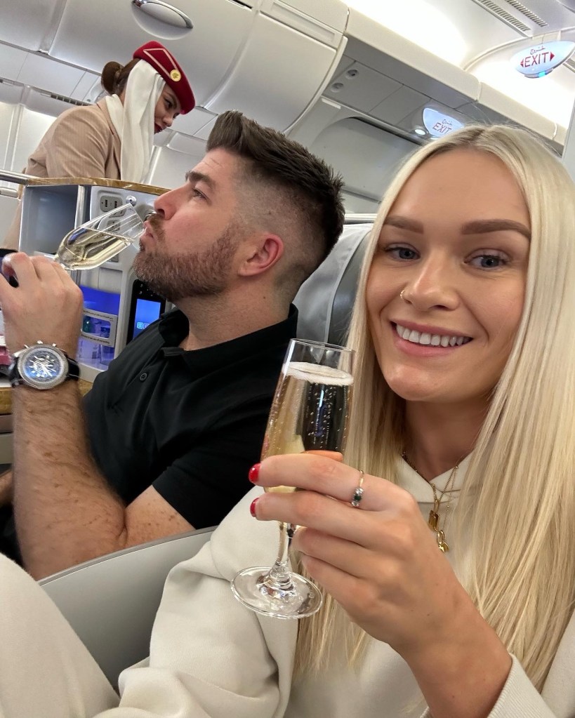 Emirates Business class flatbed seat pregnant travel tips