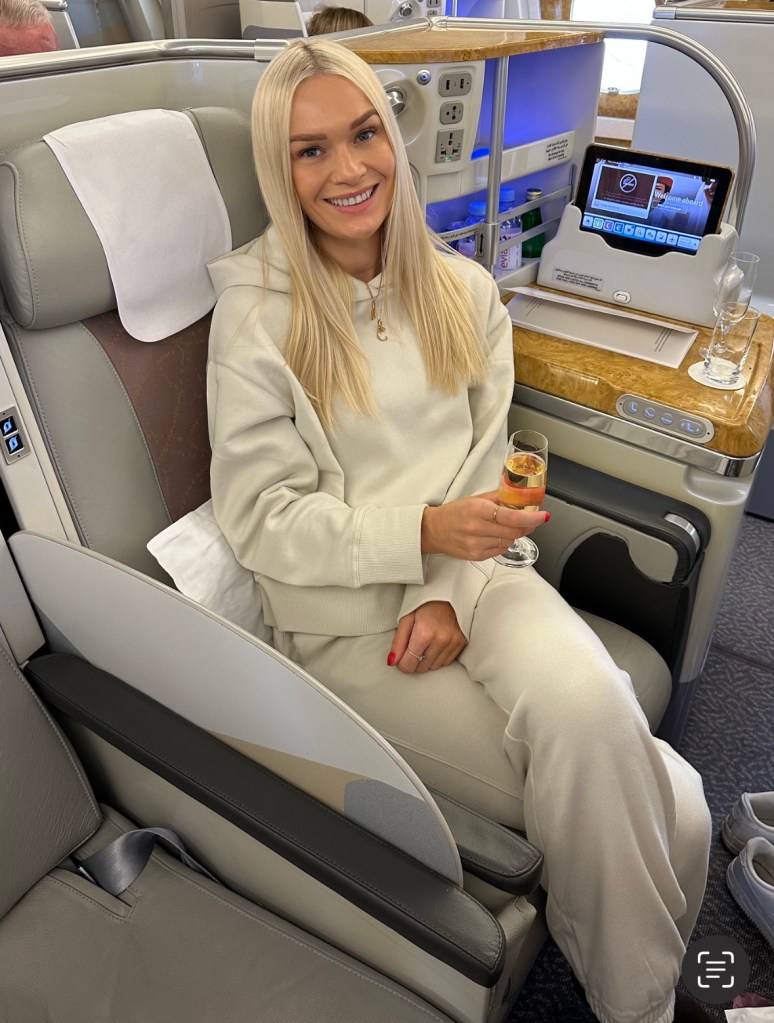 business class to the Maldives 