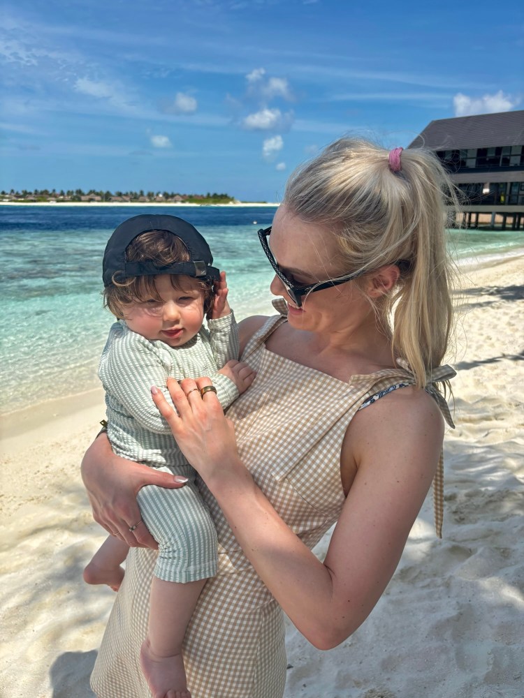 baby in the Maldives