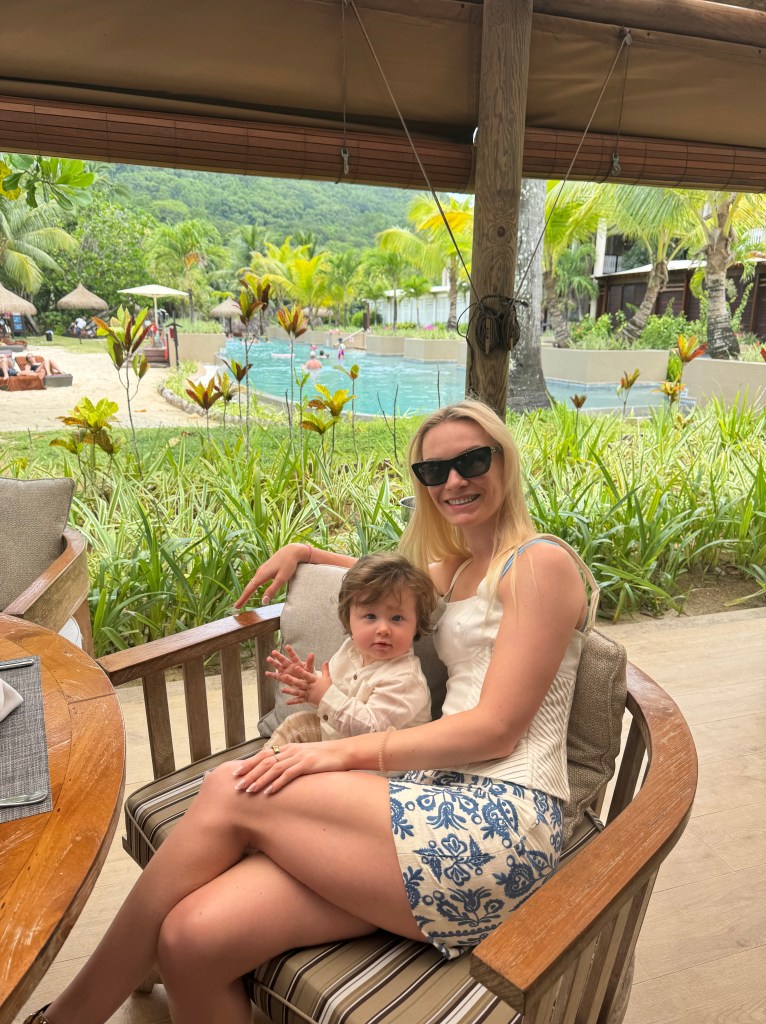 Baby in the Seychelles 